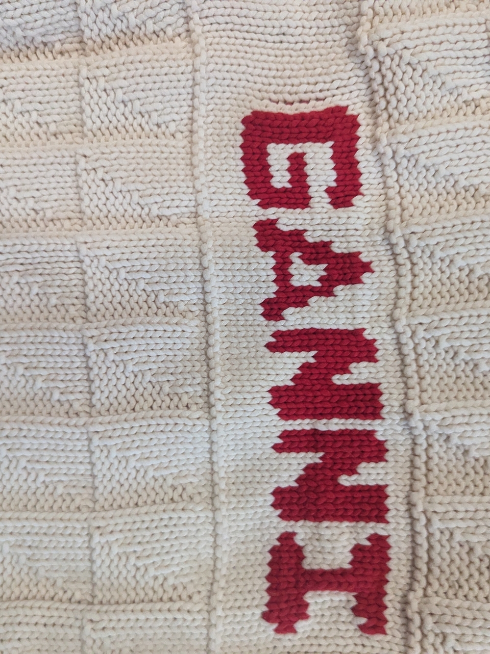 Ganni Cotton Rope Logo Knit Sweater Vext Sz L - Picture 3 of 9